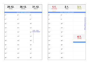 Heyer's Kalender-Studio - Wochenplaner